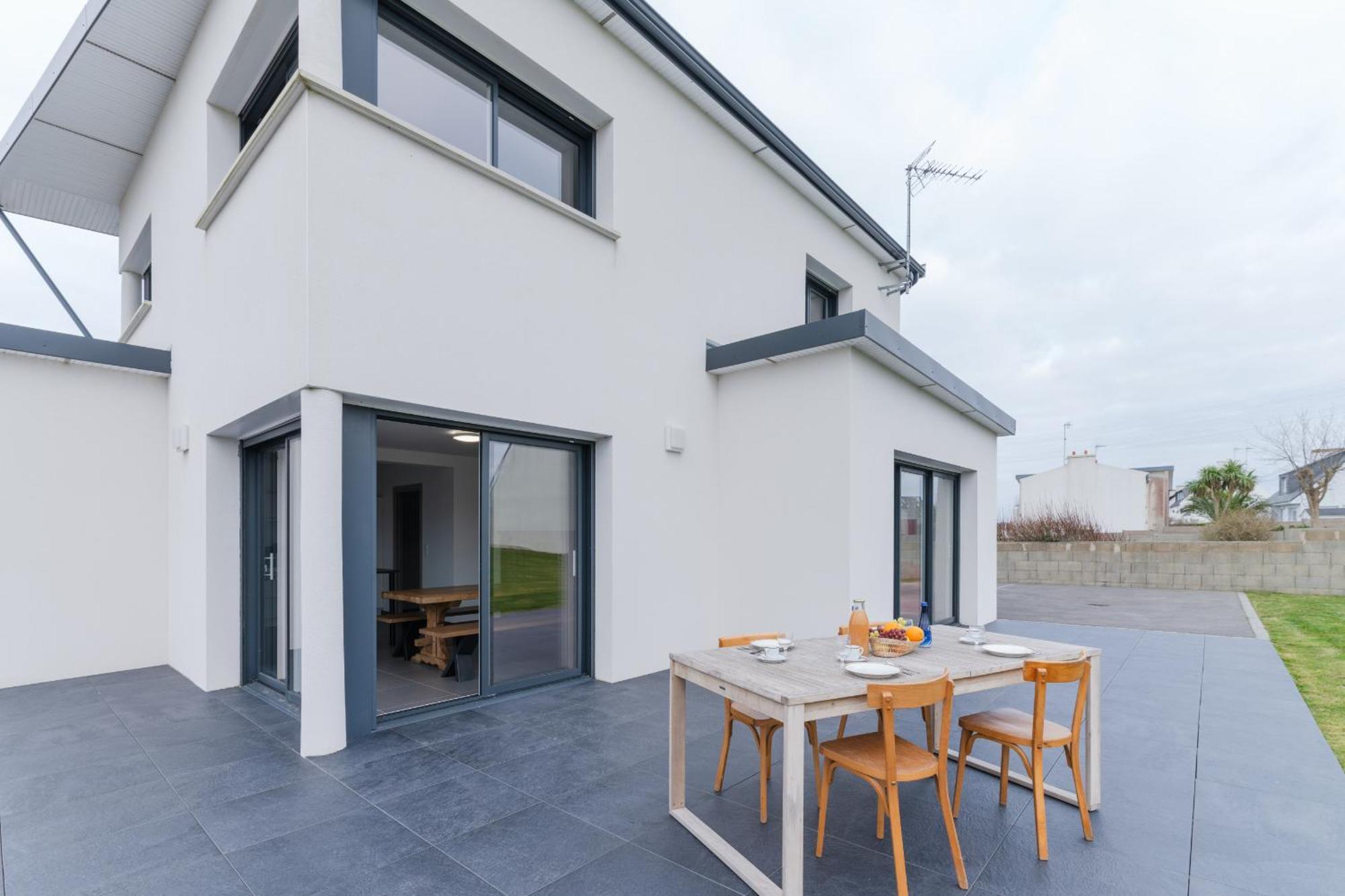 Ker Stivell - Superbe Maison Neuve A 2 Pas De La Mer Landunvez Екстер'єр фото